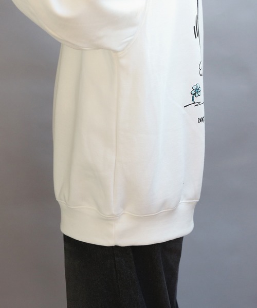 8(eight)(エイト)の「ビリヤード発砲プリントトレーナー(スウェット・メンズ・ブルーグレー/ブラック/オフホワイト・MEDIUM/LARGE)」の14枚目の写真