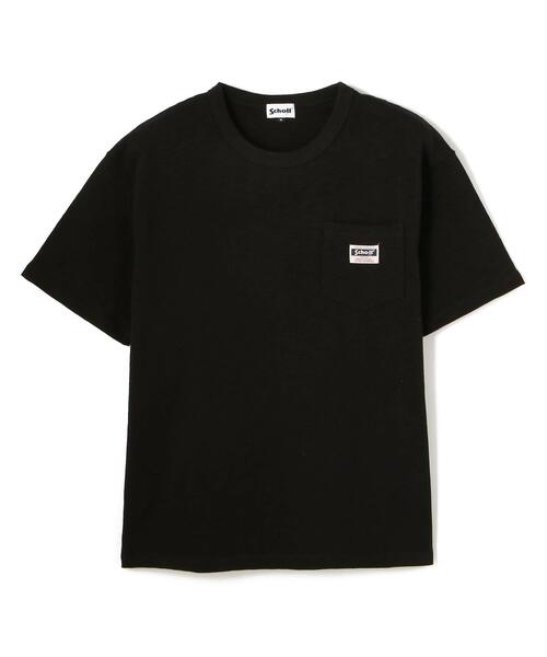 Schott(ショット)の「Schott/ショット/WORK LABEL POCKET T-SHIRT/ワークラベル ポケット Tシャツ(Tシャツ/カットソー・メンズ・ブラック/ホワイト・S/M/L/XL/2XL)」の6枚目の写真