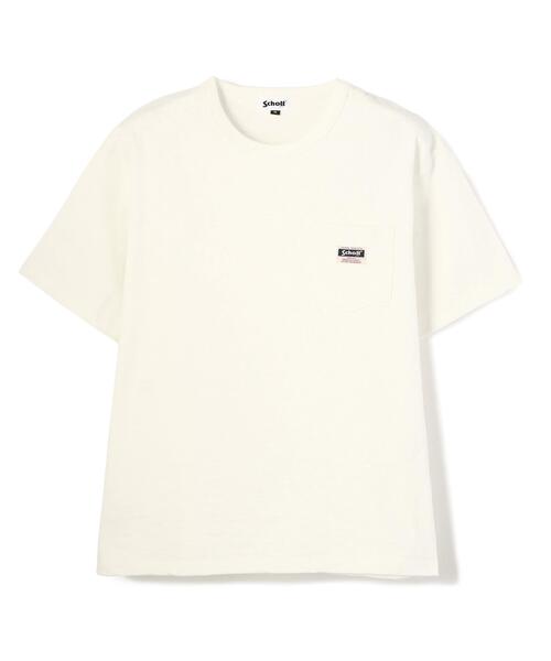 Schott(ショット)の「Schott/ショット/WORK LABEL POCKET T-SHIRT/ワークラベル ポケット Tシャツ(Tシャツ/カットソー・メンズ・ブラック/ホワイト・S/M/L/XL/2XL)」の15枚目の写真