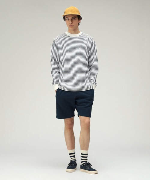 BEAMS PLUS（ビームスプラス）の「Sweat Shorts（その他パンツ・メンズ・ナチュラル/シルバー/グレー/ダークグリーン/ブラック/サックスブルー/ピンク/ネイビー/パープル・S/L/XL/M）」の12枚目の写真
