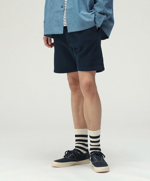 BEAMS PLUS（ビームスプラス）の「Sweat Shorts（その他パンツ・メンズ・ナチュラル/シルバー/グレー/ダークグリーン/ブラック/サックスブルー/ピンク/ネイビー/パープル・S/L/XL/M）」の14枚目の写真
