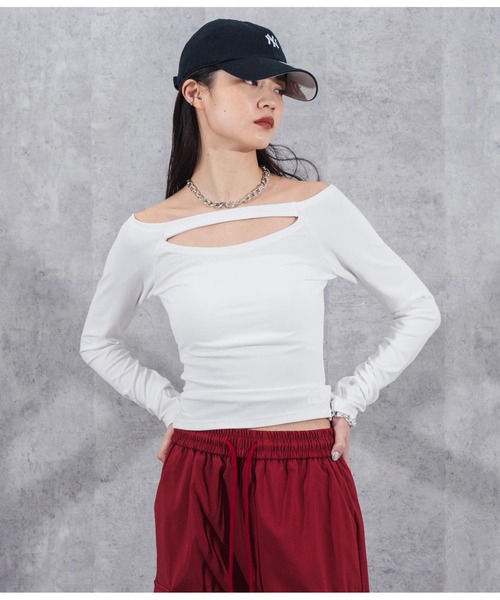 未使用☆ANAPトップス セール】オフショルインナートップス（Tシャツ/カットソー