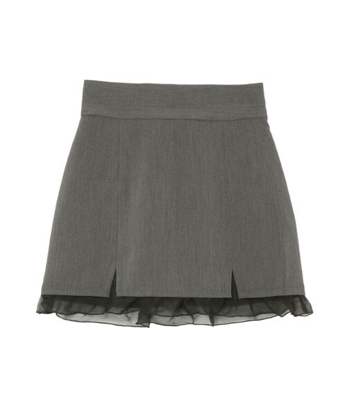 EATME（イートミー）の「シアーレイヤードスリットミニスカート（スカート・レディース・ブラック/グレー/ブルー・SMALL/MEDIUM）」の17枚目の写真