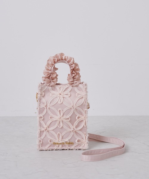 メゾンドフルール 受注生産 Snow White ショルダーバッグ メゾン ド フルール Maison de FLEUR モノグラムキューブ