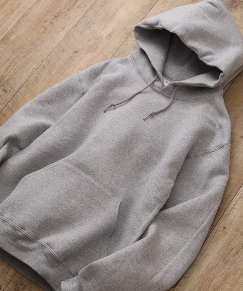 FRUIT OF THE LOOM（フルーツオブザルーム）の「【FRUIT OF THE LOOM/フルーツオブザルーム】SUPER COTTON HOODED SWEAT SHIRT/スーパーコットン プルオーバー フード スウェット（パーカー・メンズ・ブラック/ネイビー/杢グレー・S/M/XL/L）」の7枚目の写真