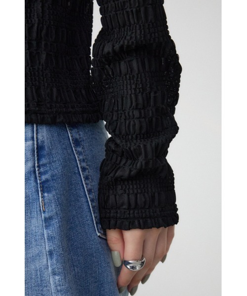 AZUL by moussy(アズールバイマウジー)の「カットレース長袖カットソー(Tシャツ/カットソー・レディース・ブラック/ライム/アイボリー・FREE)」の17枚目の写真