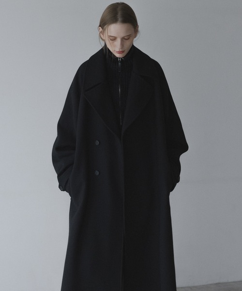 く*ろ様 remer WOOL OVERSIZE LONG COAT (3way WOOL OVERSIZE LONG COAT (3way) / ウールオーバーサイズロングコート