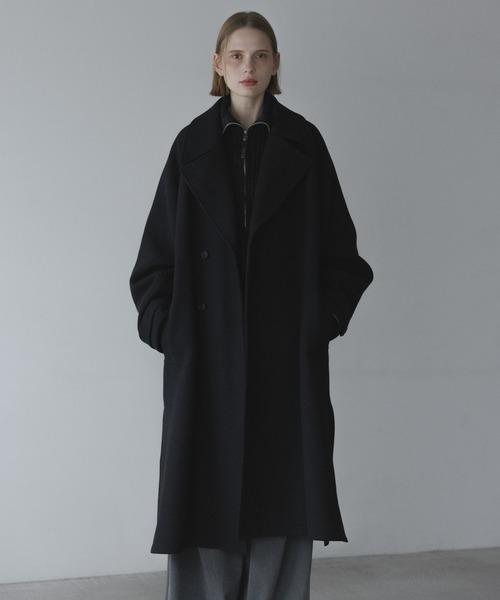 く*ろ様 remer WOOL OVERSIZE LONG COAT (3way WOOL OVERSIZE LONG COAT (3way) / ウールオーバーサイズロングコート