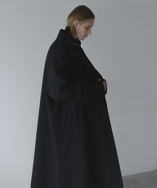 remer(リメール)の「WOOL OVERSIZE LONG COAT (3way) / ウールオーバーサイズロングコート(その他アウター・メンズ・ブラック/ブラウン/チャコールグレー・SMALL/X-SMALL/LARGE/MEDIUM)」の11枚目の写真