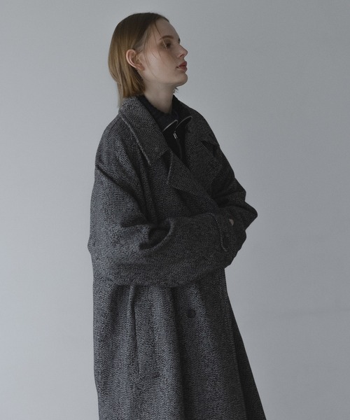 セール】WOOL OVERSIZE LONG COAT (3way) / ウールオーバーサイズ