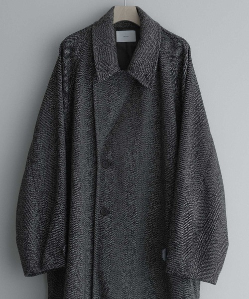 セール】WOOL OVERSIZE LONG COAT (3way) / ウールオーバーサイズ