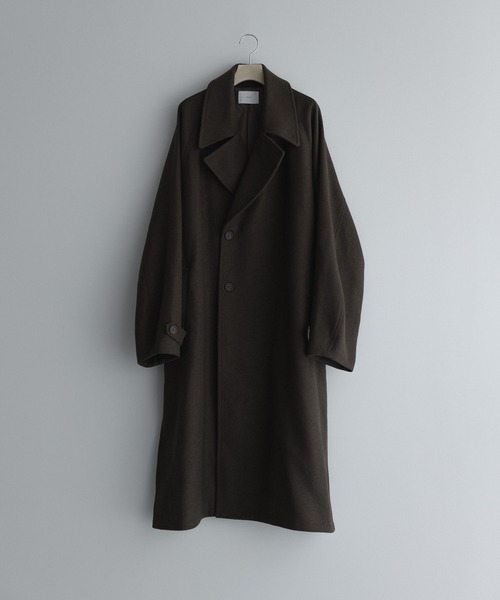 ジャケット・アウター remer WOOL OVERSIZE LONG COAT 3way WOOL OVERSIZE LONG COAT (3way) / ウールオーバーサイズロングコート