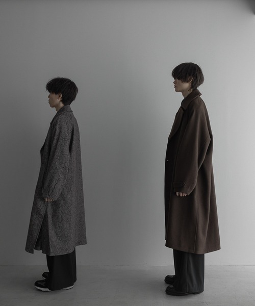 セール】WOOL OVERSIZE LONG COAT (3way) / ウールオーバーサイズ
