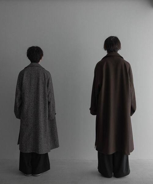 セール】WOOL OVERSIZE LONG COAT (3way) / ウールオーバーサイズ