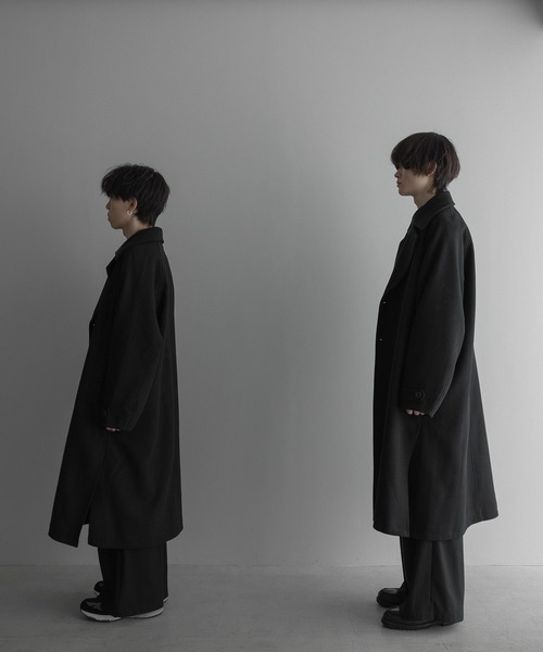 セール】WOOL OVERSIZE LONG COAT (3way) / ウールオーバーサイズ