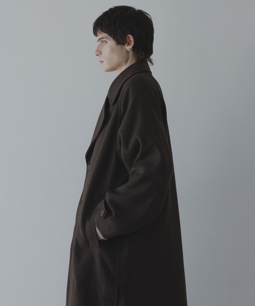 セール】WOOL OVERSIZE LONG COAT (3way) / ウールオーバーサイズ