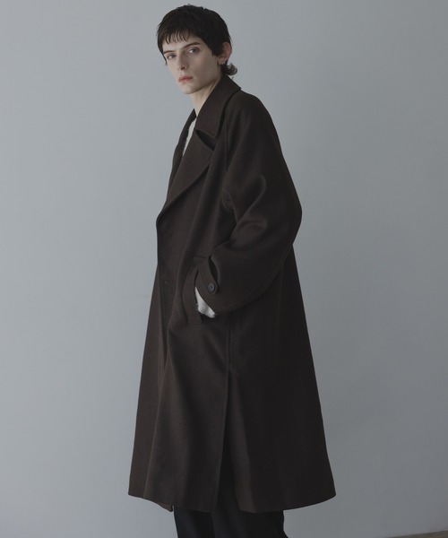 セール】WOOL OVERSIZE LONG COAT (3way) / ウールオーバーサイズ