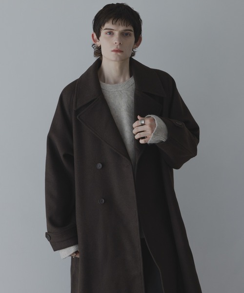 く*ろ様 remer WOOL OVERSIZE LONG COAT (3way WOOL OVERSIZE LONG COAT (3way) / ウールオーバーサイズロングコート