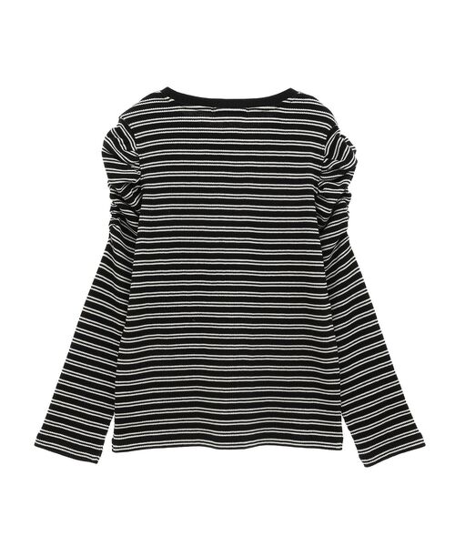 AMERICAN HOLIC（アメリカンホリック）の「ショルダーギャザーワッフルプルオーバー（Tシャツ/カットソー・レディース・アイボリー/ブラック・L/M）」の19枚目の写真