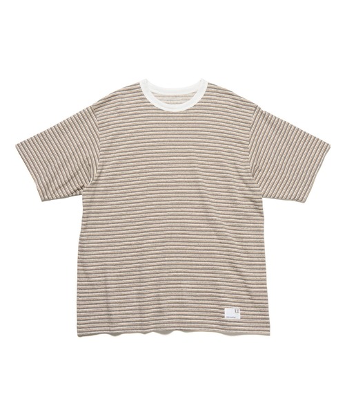 uniform experiment(ユニフォームエクスペリメント)の「MULTI BORDER TEE(Tシャツ/カットソー・メンズ・ブルー/ベージュ・3/2/4/1)」の1枚目の写真