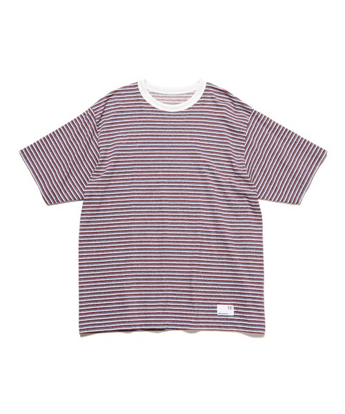 uniform experiment(ユニフォームエクスペリメント)の「MULTI BORDER TEE(Tシャツ/カットソー・メンズ・ブルー/ベージュ・3/2/4/1)」の2枚目の写真