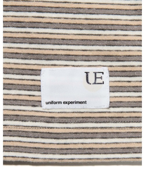 uniform experiment(ユニフォームエクスペリメント)の「MULTI BORDER TEE(Tシャツ/カットソー・メンズ・ブルー/ベージュ・3/2/4/1)」の7枚目の写真