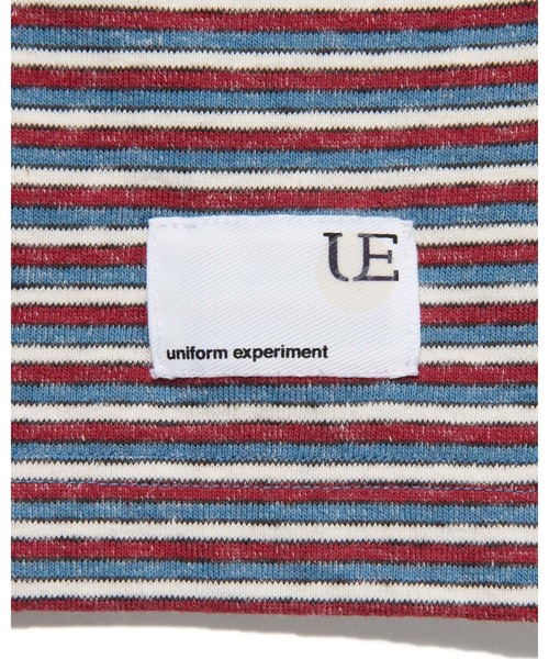 uniform experiment(ユニフォームエクスペリメント)の「MULTI BORDER TEE(Tシャツ/カットソー・メンズ・ブルー/ベージュ・3/2/4/1)」の5枚目の写真