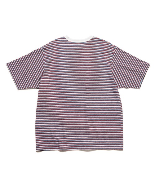 uniform experiment(ユニフォームエクスペリメント)の「MULTI BORDER TEE(Tシャツ/カットソー・メンズ・ブルー/ベージュ・3/2/4/1)」の4枚目の写真