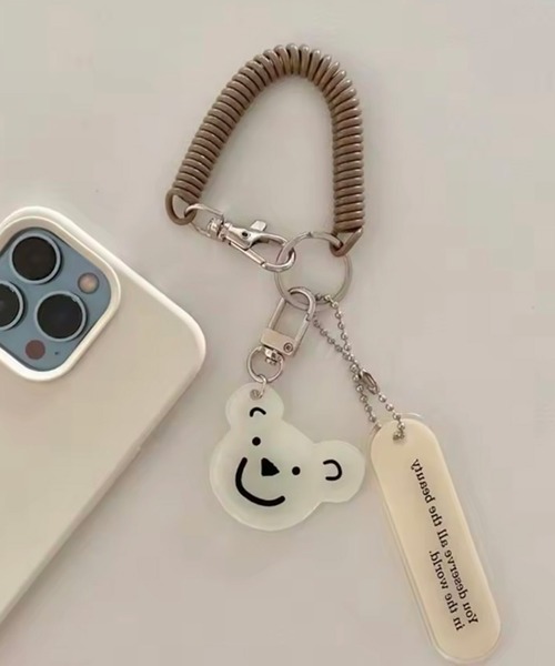 セール】【 ammy. / エイミードット 】 クリア アニマル キーホルダー