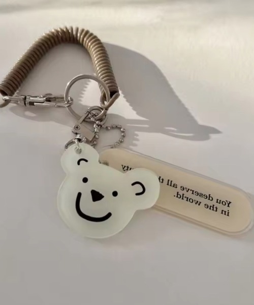 セール】【 ammy. / エイミードット 】 クリア アニマル キーホルダー