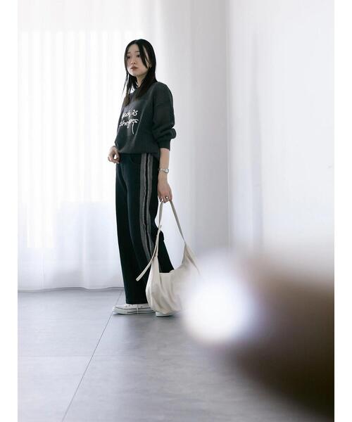 Samansa Mos2 blue（サマンサモスモスブルー）の「◎切替デニムパンツ（その他パンツ・レディース・ネイビー/ブラック・F）」の11枚目の写真