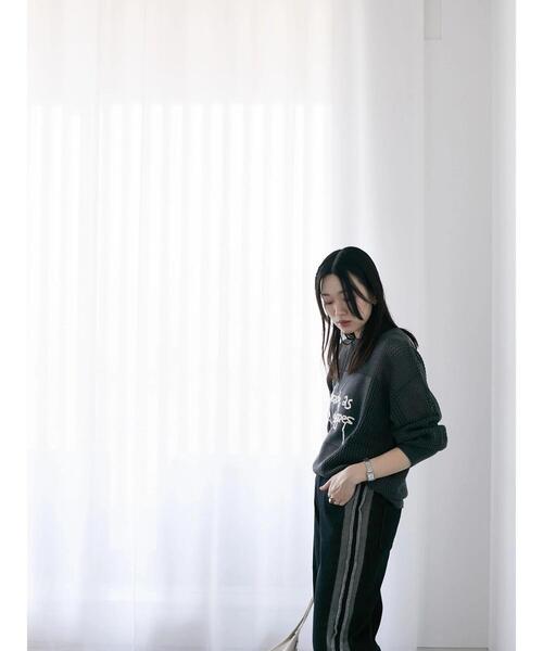 Samansa Mos2 blue（サマンサモスモスブルー）の「◎切替デニムパンツ（その他パンツ・レディース・ネイビー/ブラック・F）」の14枚目の写真