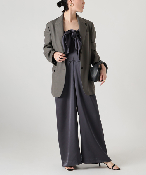 VERMEIL par iena(ヴェルメイユパーイエナ)の「TAILORED ジャケット(テーラードジャケット・レディース・チャコールグレー/カーキ・38/40)」の10枚目の写真