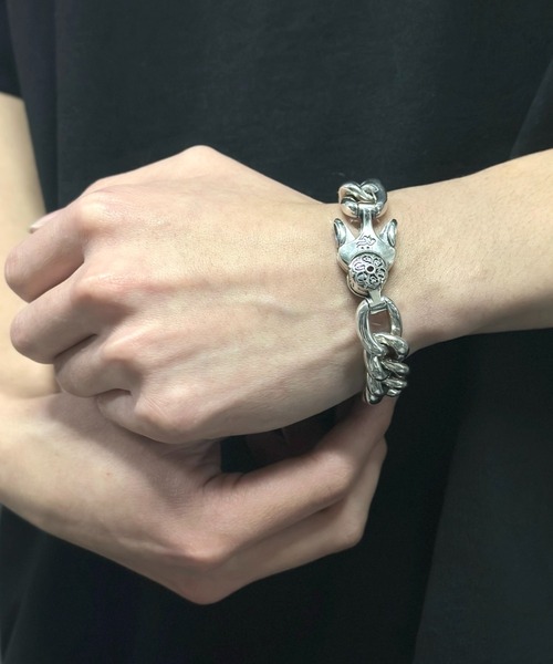 パウエル Powell BONES シルバーブレスレット80's VTG 925 パウエル Powell BONES シルバーブレスレット80's VTG 925