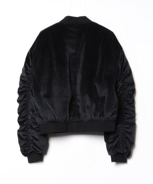 GEN_DAI（ゲンダイ）の「GEN_DAI/ゲンダイ/VELVET BOMBER JACKET（ブルゾン・メンズ・ブラック・0/1）」の4枚目の写真