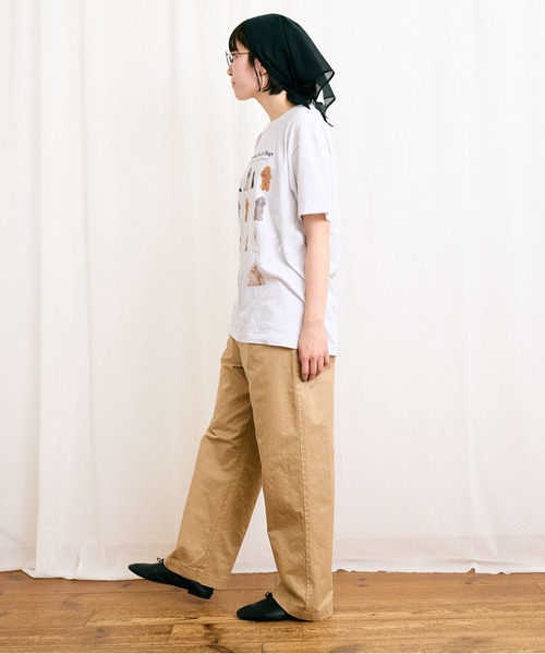fig London(フィグロンドン)の「●Hairstyle Tshirt(Tシャツ/カットソー・レディース・ホワイト/アッシュグレー・FREE)」の11枚目の写真