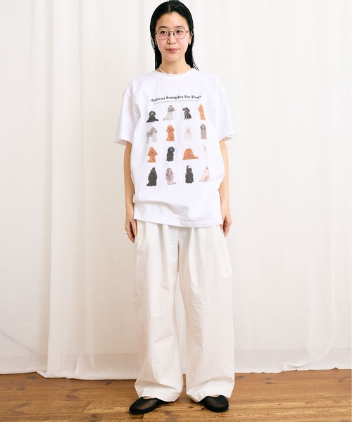 fig London(フィグロンドン)の「●Hairstyle Tshirt(Tシャツ/カットソー・レディース・ホワイト/アッシュグレー・FREE)」の17枚目の写真