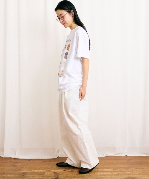 fig London(フィグロンドン)の「●Hairstyle Tshirt(Tシャツ/カットソー・レディース・ホワイト/アッシュグレー・FREE)」の18枚目の写真