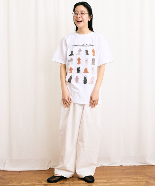 fig London(フィグロンドン)の「●Hairstyle Tshirt(Tシャツ/カットソー・レディース・ホワイト/アッシュグレー・FREE)」の20枚目の写真
