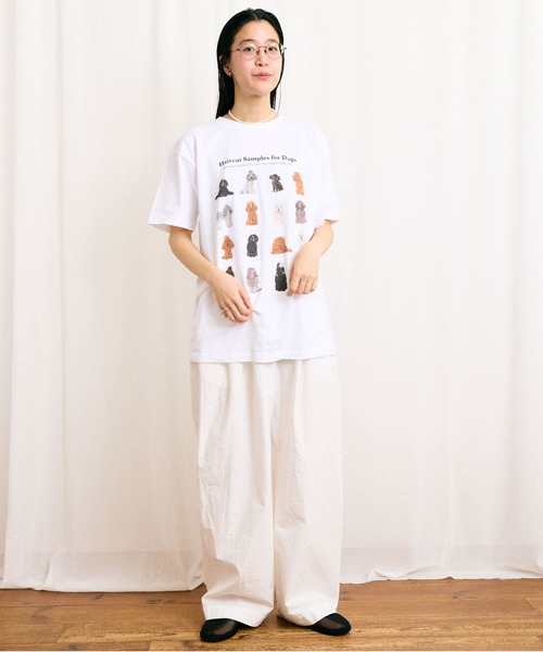 fig London(フィグロンドン)の「●Hairstyle Tshirt(Tシャツ/カットソー・レディース・ホワイト/アッシュグレー・FREE)」の21枚目の写真