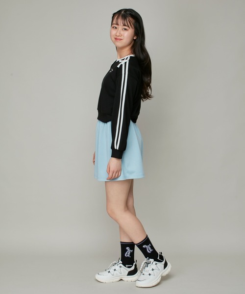 JENNI love（ジェニィラブ）の「そでライン＆リボンワッフルロンT（スウェット・キッズ・ブラック/ピンク/グレー・140cm/130cm/160cm/150cm）」の17枚目の写真