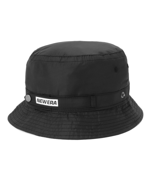 Newera■PACKABLE RIPSTOP BUCKET■送料込 New Era Cap Packable Ripstop Black Bucket Hat