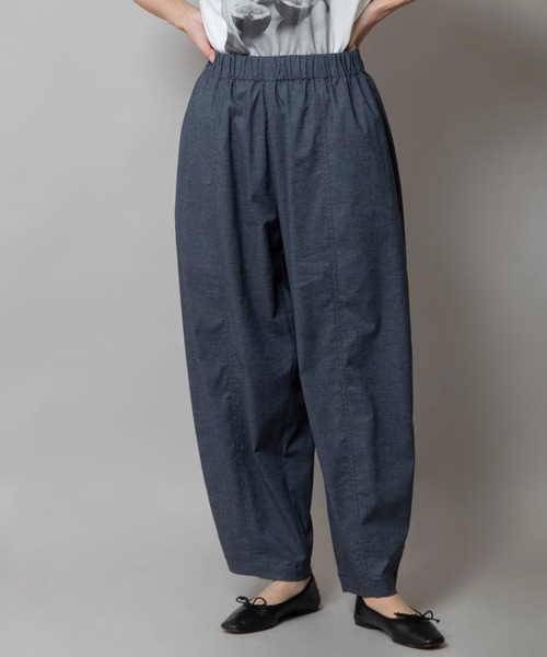 Munich（ミューニック）の「ヘンプシャンブレーバレルパンツ（その他パンツ・レディース・ブラック/グレー/ネイビー・XS/S/M）」の13枚目の写真