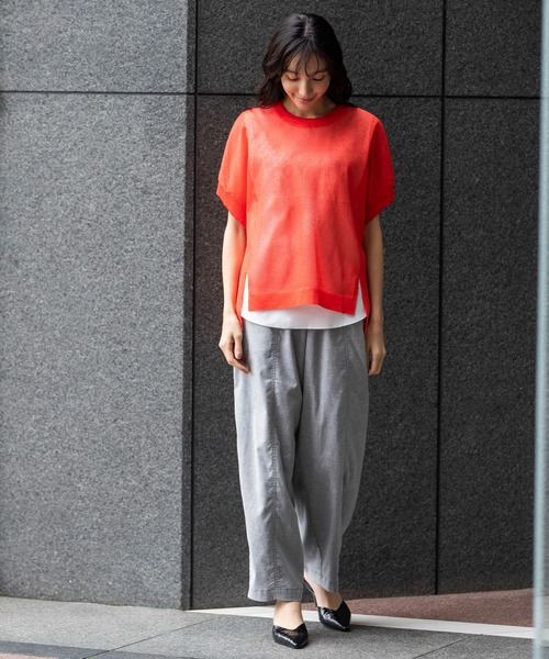 Munich（ミューニック）の「ヘンプシャンブレーバレルパンツ（その他パンツ・レディース・ブラック/グレー/ネイビー・XS/S/M）」の20枚目の写真