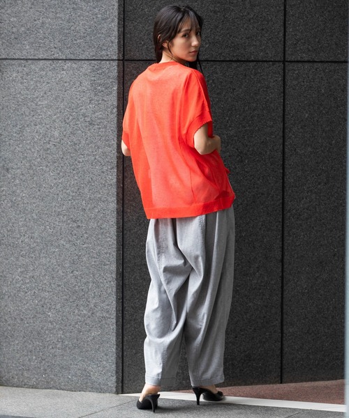 Munich（ミューニック）の「ヘンプシャンブレーバレルパンツ（その他パンツ・レディース・ブラック/グレー/ネイビー・XS/S/M）」の22枚目の写真