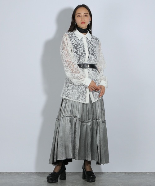 HARE（ハレ）の「レースガラシアーシャツ(HARE)（シャツ