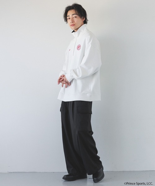 LOWRYS FARM（ローリーズファーム）の「princeハーフＺＩＰプルオーバー　 290743（スウェット・メンズ・グレー/グリーン/オフホワイト・FREE）」の16枚目の写真