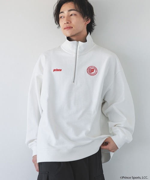 LOWRYS FARM（ローリーズファーム）の「princeハーフＺＩＰプルオーバー　 290743（スウェット・メンズ・グレー/グリーン/オフホワイト・FREE）」の18枚目の写真