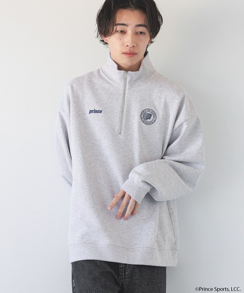 LOWRYS FARM（ローリーズファーム）の「princeハーフＺＩＰプルオーバー　 290743（スウェット・メンズ・グレー/グリーン/オフホワイト・FREE）」の21枚目の写真