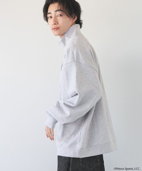 LOWRYS FARM（ローリーズファーム）の「princeハーフＺＩＰプルオーバー　 290743（スウェット・メンズ・グレー/グリーン/オフホワイト・FREE）」の22枚目の写真